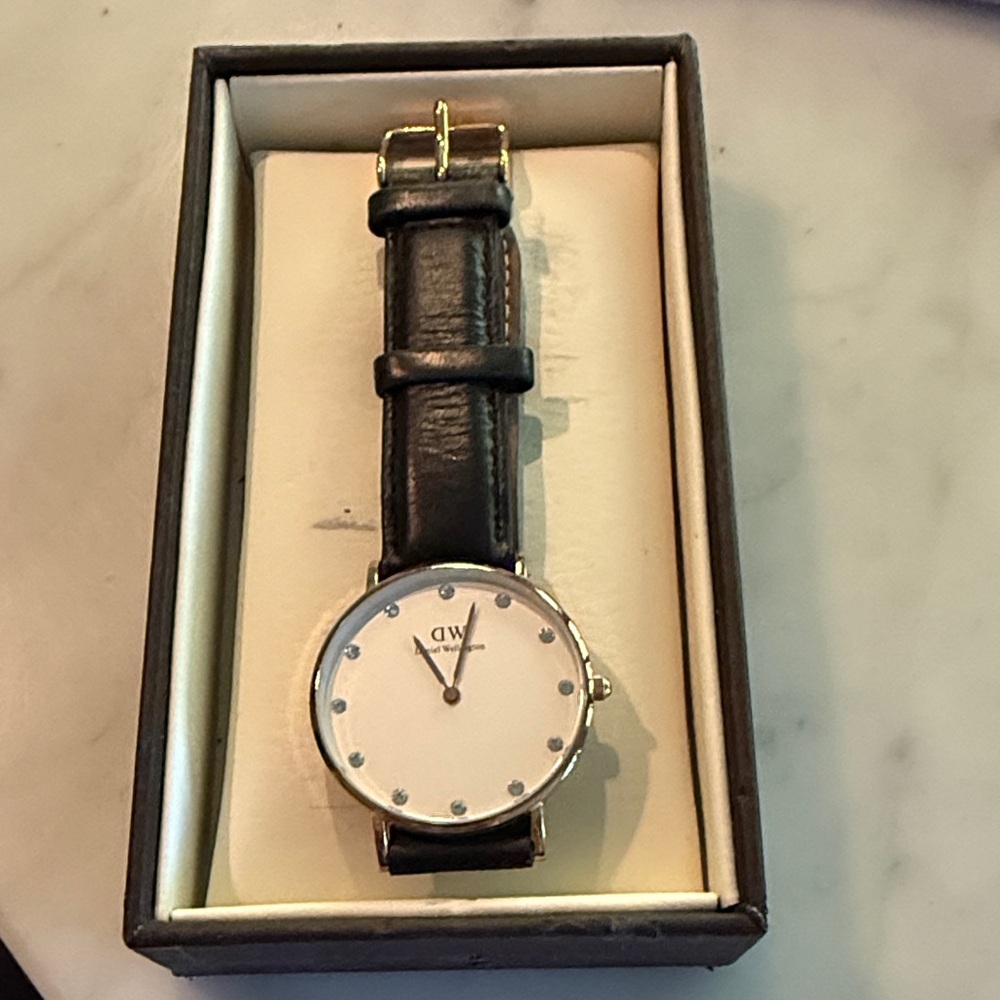 Daniel Wellington Classic Black and Gold Watch